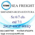 Fret maritime Port de Shenzhen expédition à Buenaventura